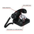 thumbnail image 3 of Retro Phone Landline Telephone,WX-3011 Vintage Black Multi Function Plastic Home Telephone Retro Wire Landline Phone, 3 of 9