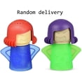 thumbnail image 4 of angry mama microwave oven steam cleaner steam cleans and disinfects with vinegar and water for home or office kitchens,easily cleans the crud in minutes (color may vary), 4 of 6