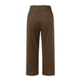 thumbnail image 5 of Pants for Women Tan Women Harem Pants Dressy Teal Dressy Sweats Casual Trouser with Pocket Comfy Casual Suit Running Pant 50s Clothes for plus Size Drawstring Pant Coffee M, 5 of 5