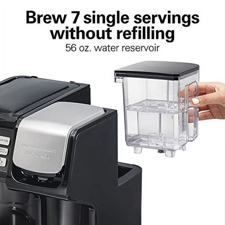 49902 FlexBrew Trio 2-Way Coffee Maker, Compatible with K-Cup Pods or  Grounds, Combo, Single