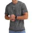 thumbnail image 3 of Playera Henley Casual Moda Manga Corta Para Hombre Algodón, 3 of 7