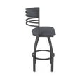 thumbnail image 4 of 860 Hunter 30" Swivel Bar Stool with Pewter Finish and Canter Storm Seat and Back, 4 of 5