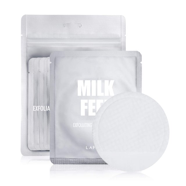 Almohadillas limpiadoras y exfoliantes LAPCOS Milk Feel (paquete de 10)