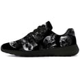 thumbnail image 5 of Uminder Mens Running Shoes Skull Sneakers Black Shoes Size 3.5, 5 of 5