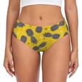 thumbnail image 1 of Fotbe Summer Pineapple Calzones Estampados para Mujer – Ropa Interior de Algodón, Cómoda, Suave y Elástica-Large, 1 of 6