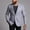 Gray, variant on Mens Casual Sport Coat Qiggri Mens Blazer Jacket Slim Fit Casual One Button Sport Coats