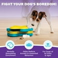 thumbnail image 3 of Outward Hound by Nina Ottosson Dog Tornado Treat Puzzle Dog Toy, Level 2 Intermediate, Blue, 3 of 9
