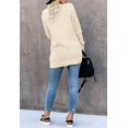 thumbnail image 6 of Borke Womens Long Sleeve Open Front Waffle Chunky Knit Cardigan Sweater Outwear, 6 of 6