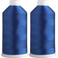 thumbnail image 1 of Superpunch Fil à Broder en Polyester Bleu Royal, 40wt 5000m, Lot de 2, 1 of 2