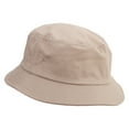 thumbnail image 3 of Wording of Paw Paw Embroidered Big Size Cotton Blend Twill Bucket Hat - Khaki 2XL-3XL, 3 of 5