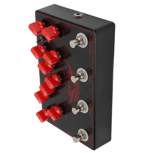 Multieffects, Pédale d'Effet Guitare Mini Réglable Multifonction 4 en 1 pour Guitariste pour Guitare Électrique