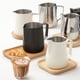 thumbnail image 1 of 350/500/600ML Stainless Steel Coffee Pitcher Milk Frothing Cup Cream Maker Barista Espresso Latte Coffee Paint Process Tool350ml SilverGERMANY He Qiyong unisex, 1 of 1