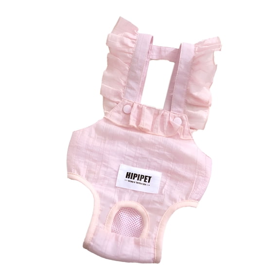 GASTROPOD 3 Pack Pet Diaper Pants for Female Dogs - Heat Cycle Sanitary Protection, Breathable Striped Jacquard