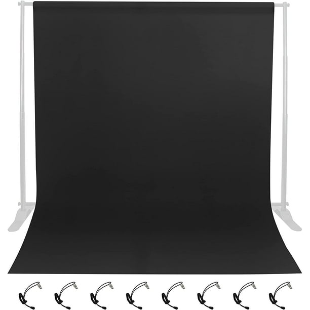 NewZeal Black Backdrop for Photography 10ft X10ft Backdrop Black Screen
