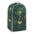 thumbnail image 2 of HELLHERO Emerald Gold Butterflies Stylish Kitchen Blender Dust Covers with Proof Stain Hand Strap Protects Blenders Processors Kitchen Counter, 2 of 6