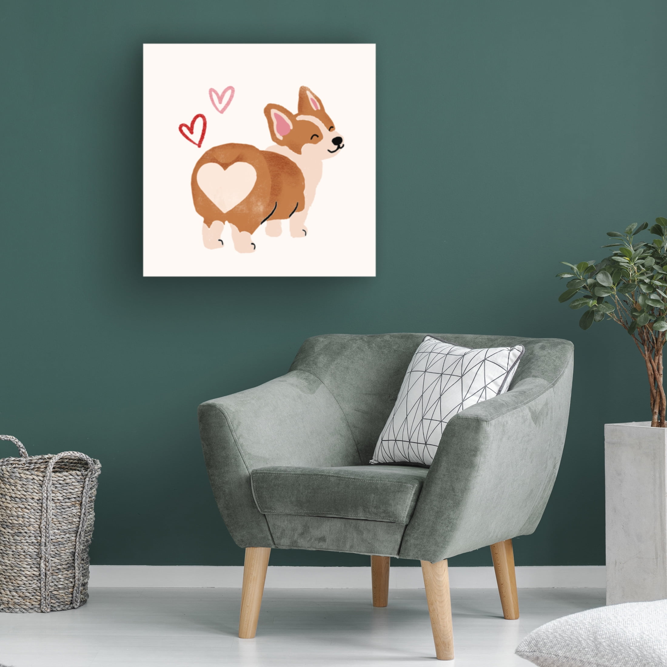 Trademark Fine Art Victoria Barnes  Little Legs Big Heart V Canvas Wall Art