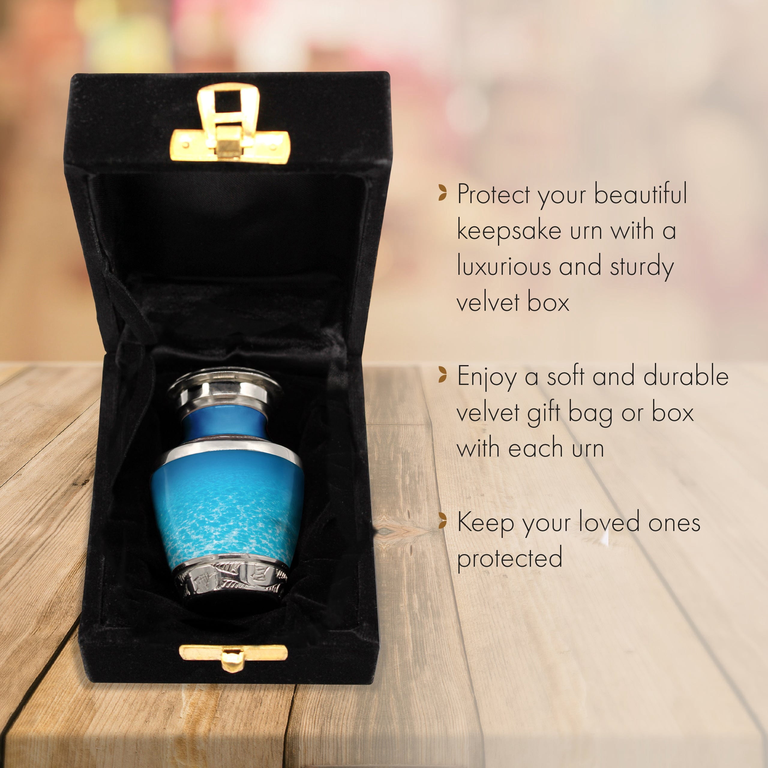 Ocean Tranquility Urn - Cremation Urns for Cremation Ashes Urns for Adult Cremation Ashes Urns for Ashes Urns for Adult Ashes - Cremation Urns for Human Ashes- Extra Large
