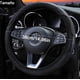 thumbnail image 4 of Funda Cubre Volante Deportivo Protector Antiderrapante Auto Modelo Negro, 4 of 4