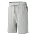 thumbnail image 5 of Sngxgn Men's Shorts with Pockets Gym Shorts(Grey,XXXL), 5 of 6