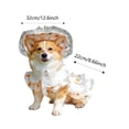 thumbnail image 2 of Cute Floral Dog Dress for Summer â Lightweight Pet Clothes for Small Breeds, for Daily Wear or Parties, 2 of 3