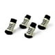 thumbnail image 1 of Juguetes Calcetines de Perro Gato Non-Slip Garra Negro S Yinane Blanco y negro cordón patrón perro de mascota perrito gato calcetines antideslizantes con patas lindas S, 1 of 8
