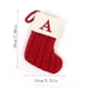 thumbnail image 2 of Calcetines Navideños Finos, Bolsa de Dulces, Calcetines Navideños con Alfabeto, Adornos Colgantes para Árbol de Navidad, 2 of 2