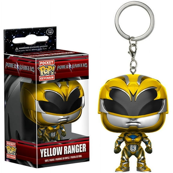 Funko Pop Keychain: Power Rangers Yellow Ranger Toy Figure