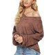 thumbnail image 4 of Puntoco Suéter Mujer Casual Moda Manga Larga Color Suéter Suelto Jersey Con Cuello En V Suéter Navidad Liquidación Puntoco Puntoco-20, 4 of 6