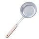 thumbnail image 1 of Bewildely Colador, colador, fideos, espátula para cocinar, Pasta, aceite, cuchara, colador, herramienta de cocina, mango de madera, acero inoxidable, Cocina y Comedor 18 # Bewildely HA000750-03, 1 of 6