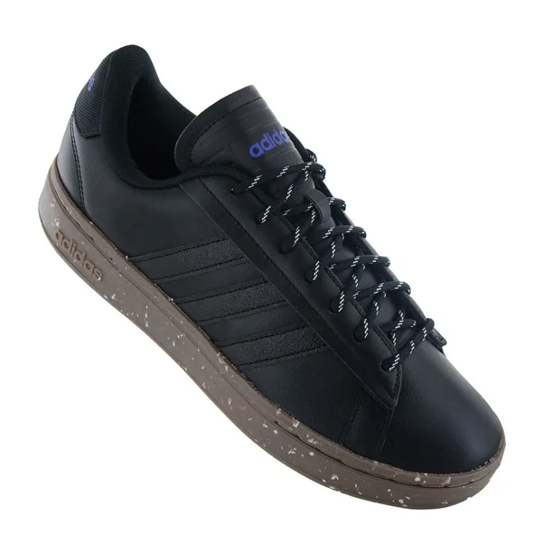 NEW Ad-id-as Grand Court Alpha - Men's Sneakers Shoes Leather Black HQ6603 ORIGI