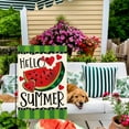 thumbnail image 2 of Hello Summer Watermelon Welcome Garden Flag 28x40"Inch Double Sided, Cute Fruit Farmhouse Burlap Small Yard Flag Summer Seasonal Holiday Outdoor Outside Decoration, 2 of 4