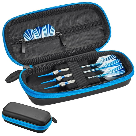 Funda para dardos Casemaster Warden con cremallera azul