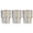 style:style4, variant on 3-piece set glass, beach cup, embossed retro foldable coffee cup, party cup-BPA free. - style:style4