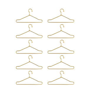 Beautiful Gold Aluminum Metal Suit Hangers Heavy Duty Coat Hangers (10 Pack  Gold)
