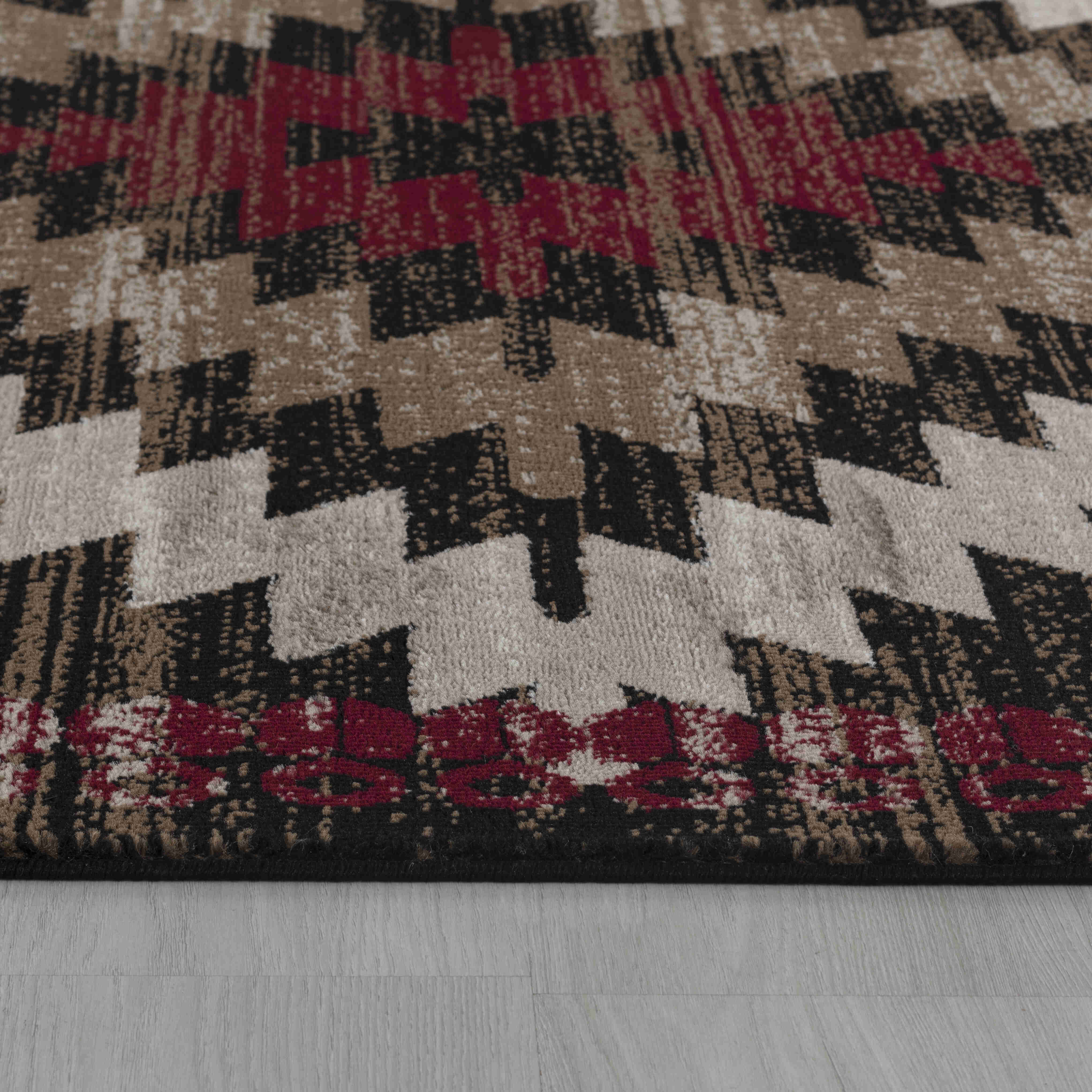 Rug Branch Sakarya Collection Modern Boho Geometric Indoor Area Rug
