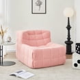 thumbnail image 2 of BSHTI Bean Bag Chair Sofa,Sherpa Beanbag Chair Couch for Adults,Armless Tufted Bean Bag Lounge Soft Comfy Chair for Bedroom,Living Room or Balcony(Pink), 2 of 8