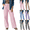 Pink #19, variant on KDDYLITQ Teacher Pants Elastic Waisted Drawstring Wide Leg Gingham Lounge Pants Plaid Fall Trendy Palazzo Y2k Fashion Bottoms with Pockets Green XL