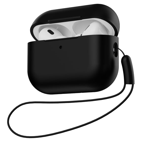 GadgetCom Silicone Case Compatible with Apple AirPods Pro 3 , Soft Protective Cover Earbuds Shell With Lanyard