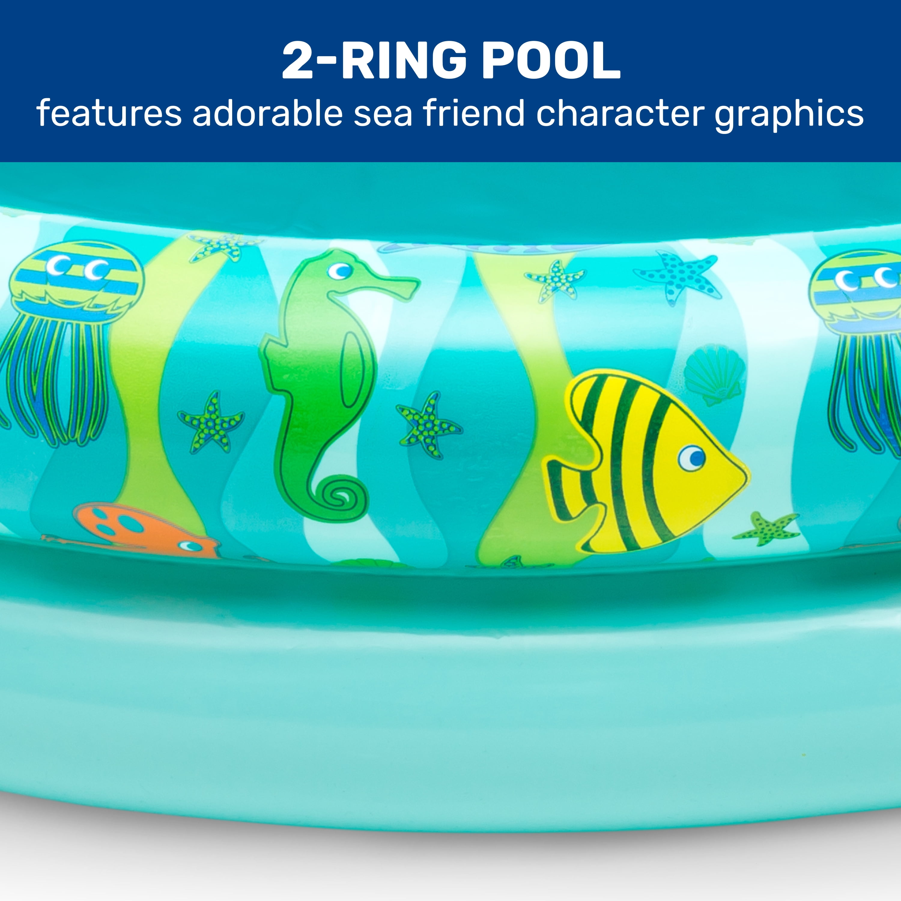 Aqua SunShade Canopy Pool ​with Carry Bag​ | Inflatable Kids Pool