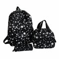 thumbnail image 4 of HJYCHN Backpack for Boys Star Print 3Pc Set Daypack with Drawstring Lunch Tote Pencil Case Back to School Supplies for Kids Bookbag for Girls Black, 4 of 4