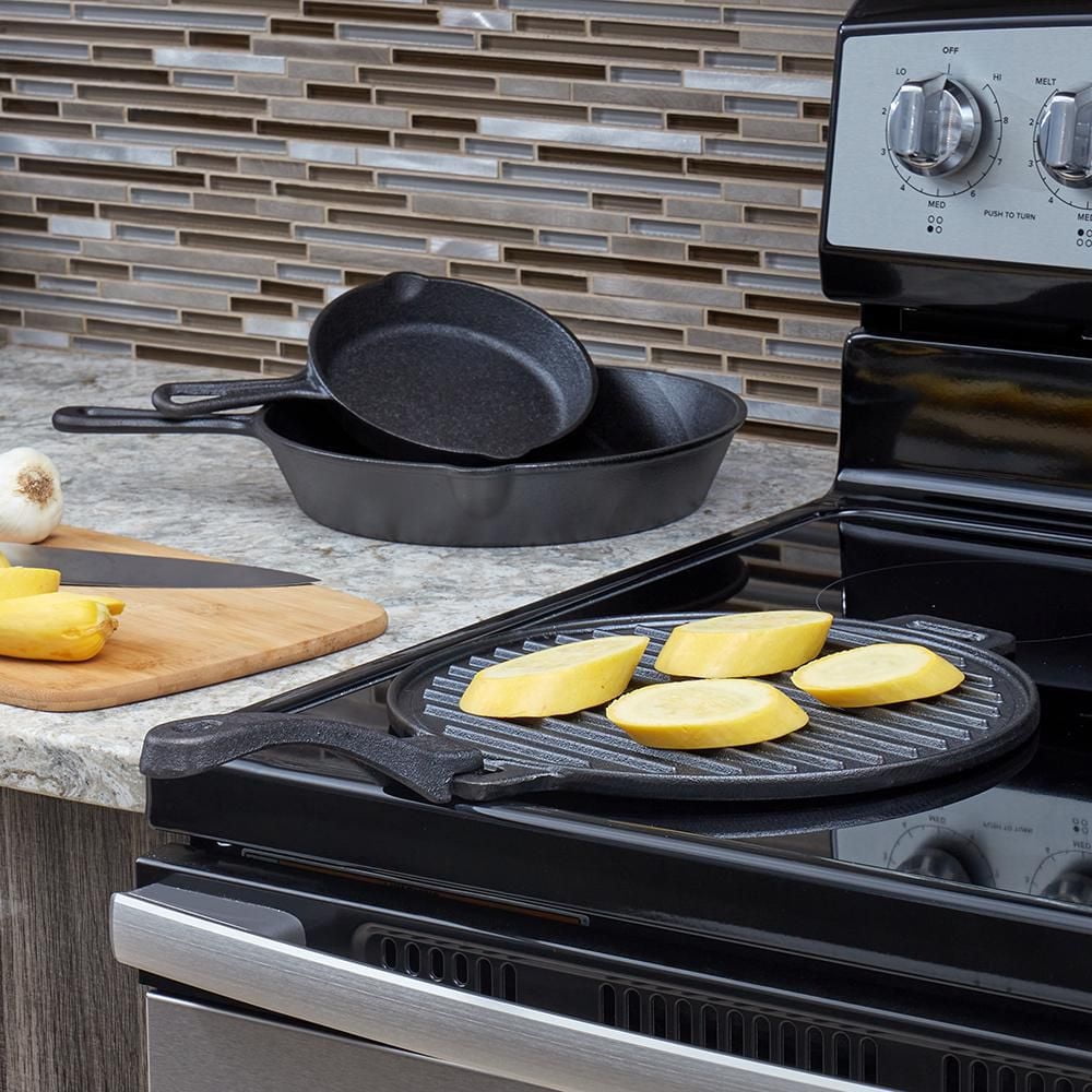 Home Basics 4-Piece Cast Iron Cook Set