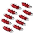 thumbnail image 1 of 10 pcs Lámpara Piranha de Luz Lateral Impermeable DE 3 PCAS PARA CAMIONES, Remolques y Camiones de Color Brillante: Luces indicadores Brillantes, 1 of 7
