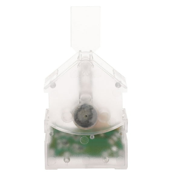 HONMEET Acrylic Swing Display Holder Small Sign Stand for Retail Counter, Clear Plastic, 10 x 5 x 2.8 cm