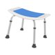 thumbnail image 4 of Silla de ducha de altura ajustable, asiento de bañera, patas de goma antideslizantes, patas de soporte de aluminio para baño, multifuncional y, 4 of 8