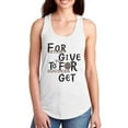 thumbnail image 1 of Forgive To Forget Quote Racerback Tank Women -Image by Shutterstock, Female Small, 1 of 4