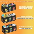 thumbnail image 3 of Extra Large Toy Box, Collapsible Sturdy Kids Toy Chest Storage Box with 2 Side bags and Removable Lids, 40"X14"X16",Stuffed Animal Storage Bins for Nursery Room, Playroom,Closet,Home Organization, 3 of 11