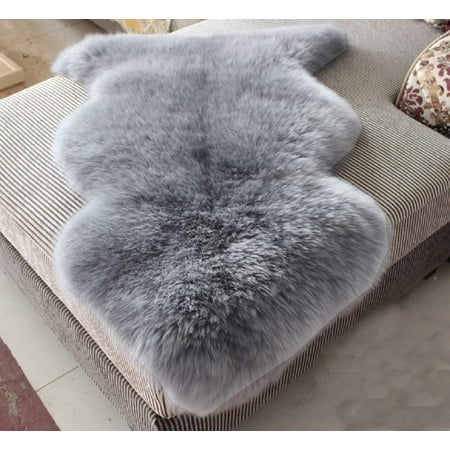 Fluffy Faux Fur Sheepskin Rug, Irregular Shaped Rugs Canada