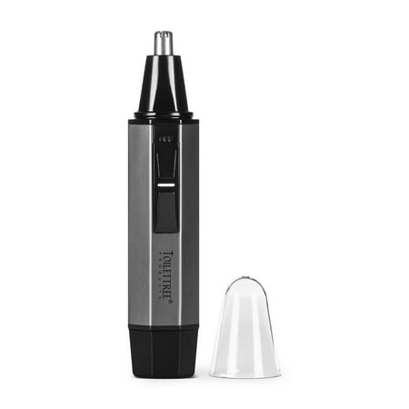 ToiletTree Professional Heavy Duty Steel Nose Trimmer LED Light, Silver