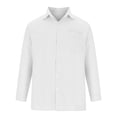 thumbnail image 2 of Miluxas Men's Long Sleeve Sun Protection Shirt UPF 50+ UV Quick Dry Cooling Fishing Shirts for Travel Safari Camping White 6(L), 2 of 9