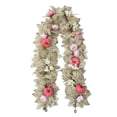 thumbnail image 1 of fastboy Wicker, for Leaf Featuring Maple Leaves, And Berries. Over Fireplaces, Doors, Or Use For Halloween, Indoor/Outdoor Decor Pink Rattan Model A A, 1 of 6